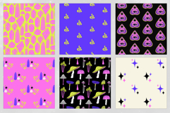 16 Witch Vibes Seamless Patterns Product Image 4