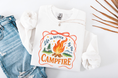 Life Is Better By The Campfire Png, Sublimation Design, Product Image 2