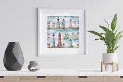 Dreamy Lighthouses Digital Papers - Seamless Patterns Product Image 4