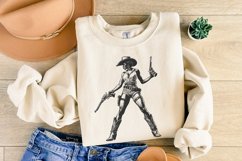 Retro Cowgirl PNG, Western Wild West Digital Download, Product Image 4