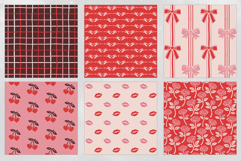 16 Valentine's Day Seamless Patterns Product Image 3