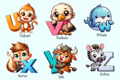 Animal Alpabhet Sublimation Bundle V1 Product Image 4