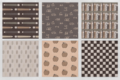 16 School Kraft Seamless Patterns Product Image 4