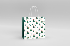 4 Festive Seamless Patterns, Christmas Digital Paper PNG Product Image 4