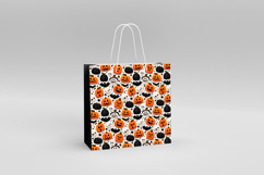 4 Halloween Pumpkin Seamless Patterns, Digital Paper PNG Product Image 4