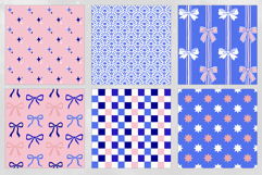 Indigo Quartz Seamless Pattern Set Product Image 4