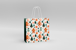 4 Happy Christmas Seamless Patterns, Xmas Digital Paper PNG Product Image 4