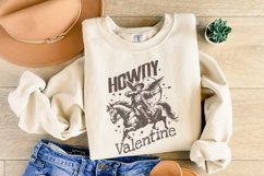 Howdy Valentine Cowboy Cupid PNG, Western Retro Valentine Product Image 4