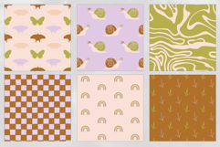 16 Cottage Garden Seamless Patterns Product Image 4