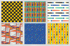 16 Back to School Seamless Patterns Product Image 4