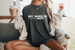 My Wife is Psychotic PNG, Funny Quote Digital Download, Product Image 4