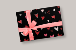 Valentines Heart Seamless Patterns, Whimsy Digital Paper PNG Product Image 4