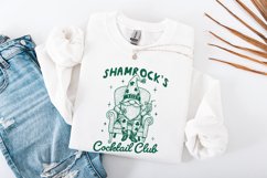 Shamrock Cocktail Club PNG, Retro St Patrick&#039;s Day, St Product Image 4