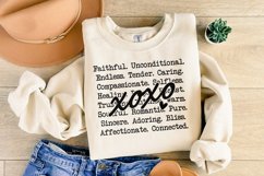 xoxo words png, Romantic Valentines Day png, Love Product Image 4