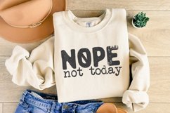 Nope Not Today png, Sarcastic Mom Life png, Sassy png, Product Image 4