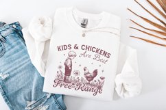 Free Range Farm Kid Design, Homestead PNG, Vintage Farm Product Image 4