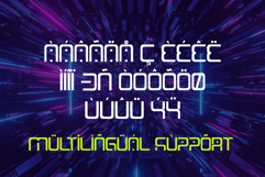 Pixel Sparta | Futuristic Display Webfont WOFF Product Image 2