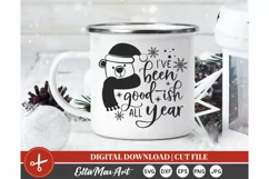 I’ve been good ish all year SVG, Christmas SVG, Santa svg, Product Image 4
