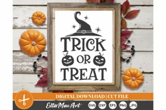 Trick or treat SVG, Halloween SVG, Pumpkin svg, Witch SVG, Product Image 3