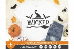 Wicked SVG, Halloween SVG, Pumpkin svg, Witch SVG, Fall svg, Product Image 3
