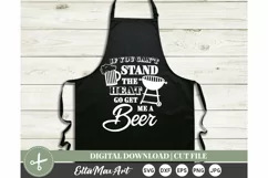 If you can’t stand the heat go get me a beer SVG, Barbecue Product Image 3