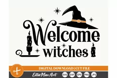 Welcome witches SVG, Doormat SVG, Happy Halloween SVG, Witch Product Image 2