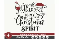 This is my Christmas spirit Christmas shirt svg, Christmas Product Image 3