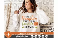 Pumpkin spice is my favorite season SVG, Autumn SVG, Fall Product Image 1