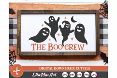 The Boo crew SVG, Halloween SVG, Pumpkin svg, Witch SVG, Product Image 1