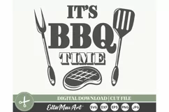It’s BBQ time SVG, Barbecue SVG, Bbq svg, Grill Svg, Bbq PNG Product Image 2