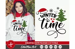 Winter time, Christmas SVG, Winter SVG, Christmas shirt svg, Product Image 1