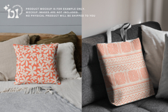 16 Ivory &amp; Orange Seamless Patterns Product Image 5