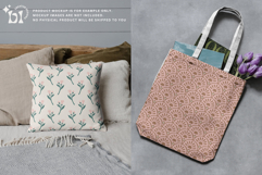 Emerald Floral Seamless Pattern Set Product Image 5