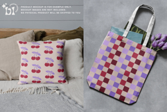 Cherry Lilac Seamless Pattern Set Product Image 5