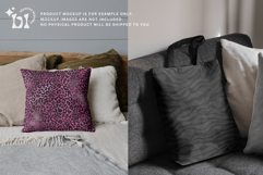 16 Black &amp; Pink Luxury Safari Seamless Patterns Product Image 5