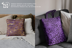 16 Gold &amp; Purple Luxury Safari Seamless Patterns Product Image 5