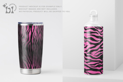 16 Black &amp; Pink Luxury Safari Seamless Patterns Product Image 6