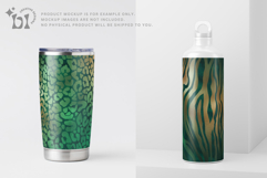 16 Green &amp; Gold Luxury Safari Seamless Patterns Product Image 6