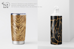 16 Black &amp; Gold Luxury Safari Seamless Patterns Product Image 6