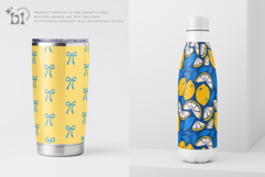 Lemon Coquette Seamless Patterns - 16 JPEG Patterns Product Image 6