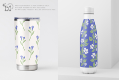 Indigo Garden Seamless Pattern Set Product Image 6