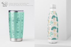 Mint Coquette Seamless Patterns - 16 JPEG Patterns Product Image 6