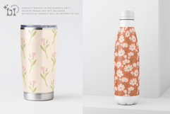 Citrine Floral Seamless Pattern Set Product Image 6