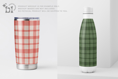 Gingham Kraft Seamless Patterns - 16 JPEG Patterns Product Image 6