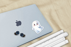 Cute Halloween Character Stickers, Digital Sticker Sheet PNG Product Image 5