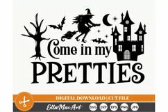 Come in my pretties SVG, Doormat SVG, Halloween SVG, Witch Product Image 2