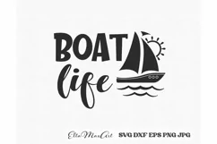 Boat life SVG, Lake Quotes SVG, Funny Quotes svg, Lake Signs Product Image 3