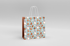 4 Gingerbread Man Seamless Patterns, Christmas Digital Paper Product Image 5