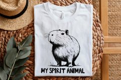 Capybara Spirit Animal PNG, Capybara Lover, Capybara Gift, Product Image 5
