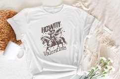 Howdy Valentine Cowboy Cupid PNG, Western Retro Valentine Product Image 5